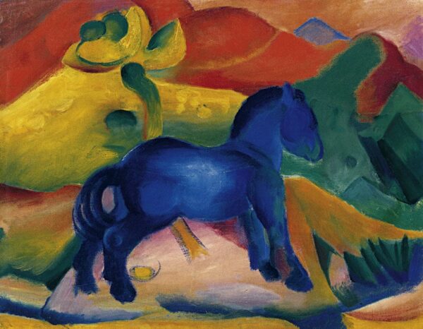 Cavallo blu piccolo – Franz Marc Franz Marc 85x75