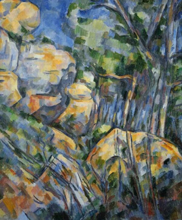 Rocce vicino alle grotte – Paul Cézanne Paul Cézanne 70x85