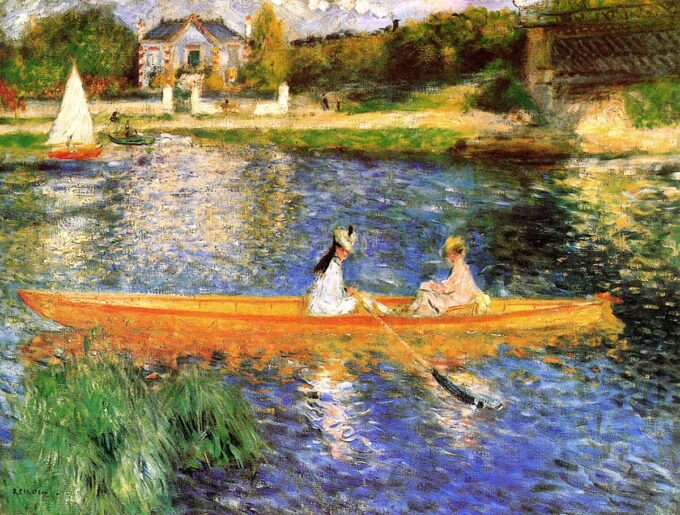 La Senna ad Asnières alias L’esquif – Pierre-Auguste Renoir Pierre-Auguste Renoir 85x75