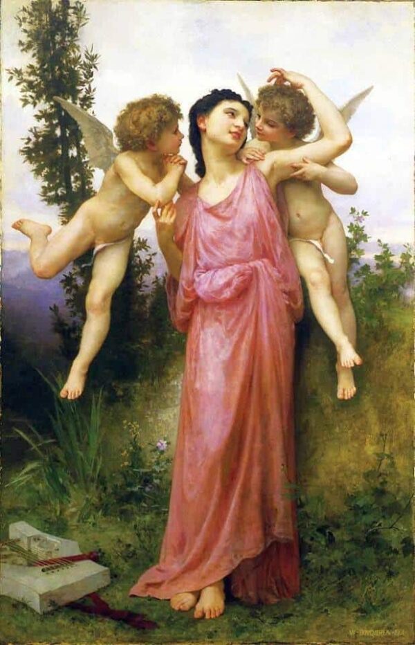 Pensieri teneri – William Bouguereau William Bouguereau 70x105