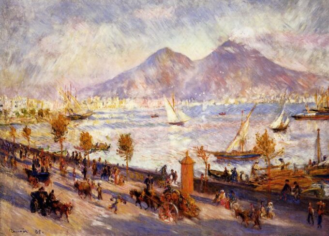 Il Monte Vesuvio al mattino – Pierre-Auguste Renoir Pierre-Auguste Renoir 105x70