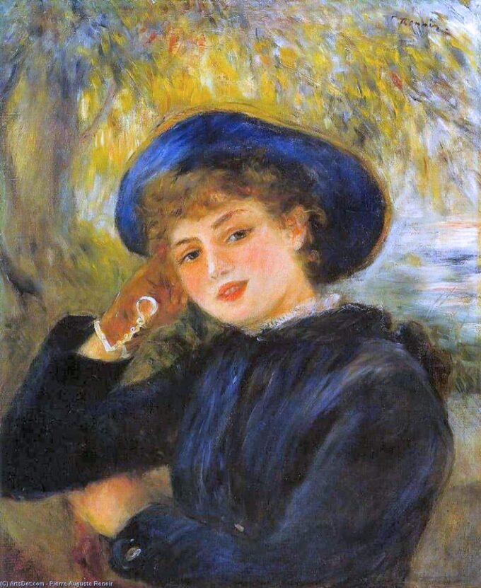 Mademoiselle Demarsy – Pierre-Auguste Renoir Pierre-Auguste Renoir 70x85