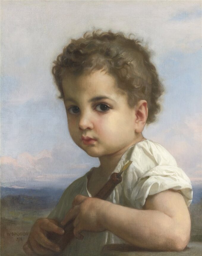 Flautista – William Bouguereau William Bouguereau 70x85