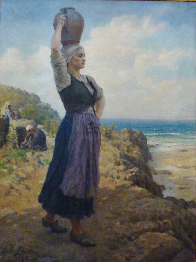 Alla fontana – Jules Breton Jules Breton 70x85