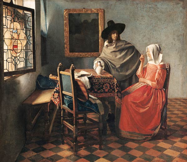 Il bicchiere di vino – Johannes Vermeer Jan Vermeer 85x75