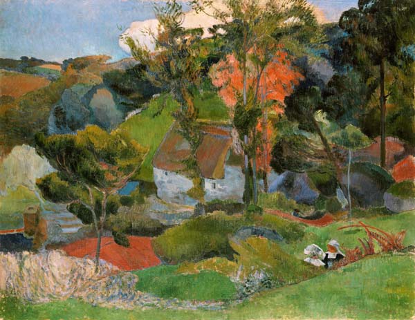 Paesaggio a Pont Aven – Paul Gauguin Paul Gauguin 85x75