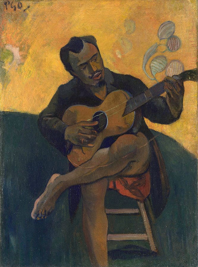 Il chitarrista – Paul Gauguin Paul Gauguin 70x85