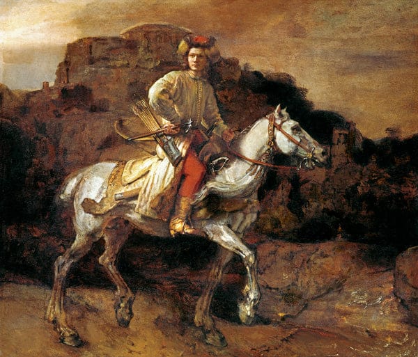 Rembrandt, Il cavaliere polacco – Rembrandt van Rijn Rembrandt van Rijn 85x75