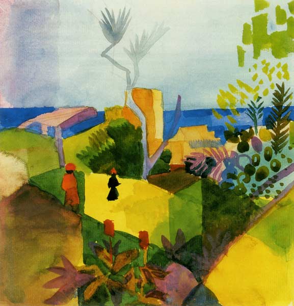 Paesaggio al mare – August Macke August Macke 70x70