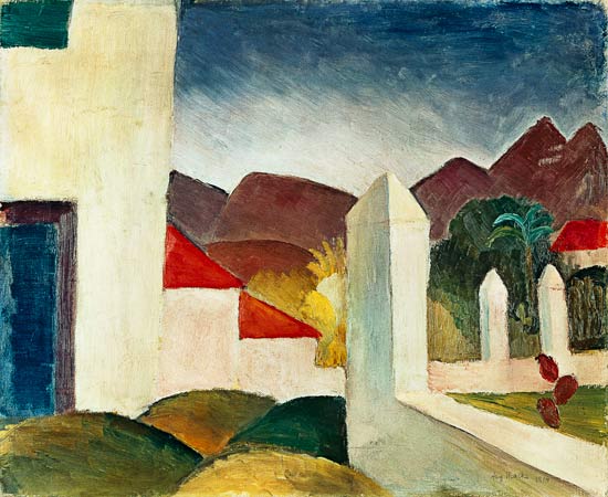 Paesaggio tunisino – August Macke August Macke 85x75