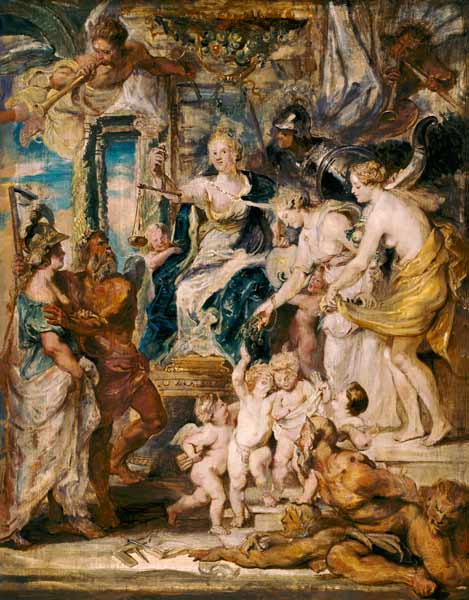 Il governo felice della regina, schizzi del ciclo Medici – Peter Paul Rubens Peter Paul Rubens 70x85