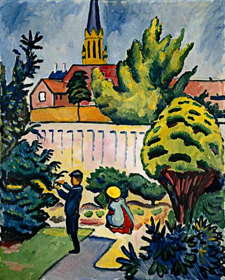 Bambini nel giardino – August Macke August Macke 70x85