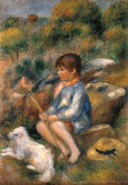 Giovani con il loro cagnolino – Pierre-Auguste Renoir Pierre-Auguste Renoir 70x105