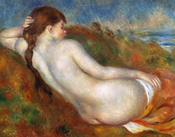 Ragazza nuda, nell’erba della duna – Pierre-Auguste Renoir Pierre-Auguste Renoir 85x75