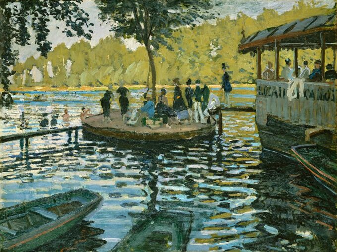 Bagno alla Grenouillère – Claude Monet Claude Monet 85x75