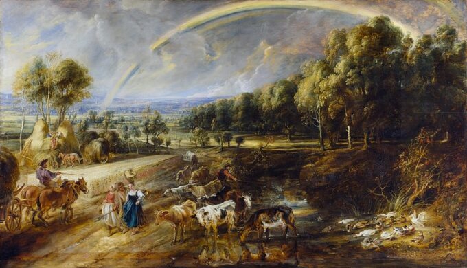 Paesaggio con arcobaleno – Peter Paul Rubens Peter Paul Rubens 120x70