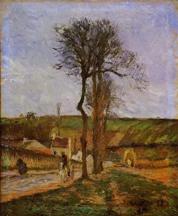 Vicino a Pontoise – Camille Pissarro Camille Pissarro 70x85