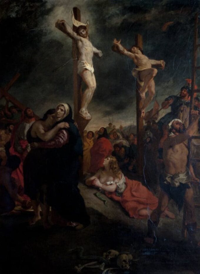 Il Cristo sulla croce – Eugène Delacroix Eugène Delacroix 70x105