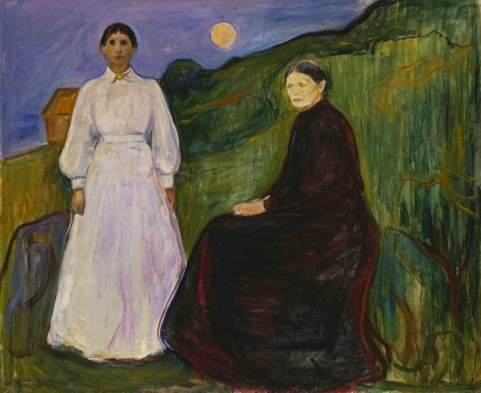 Madre e figlia – Edvard Munch Edvard Munch 85x75