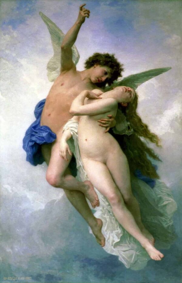 Psiche e l’Amore – William Bouguereau William Bouguereau 70x120