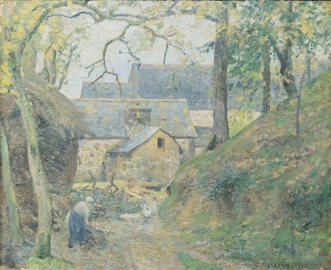 La fattoria a Montfoucault – Camille Pissarro Camille Pissarro 85x75