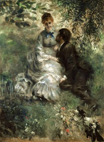 Gli innamorati – Pierre-Auguste Renoir Pierre-Auguste Renoir 70x105