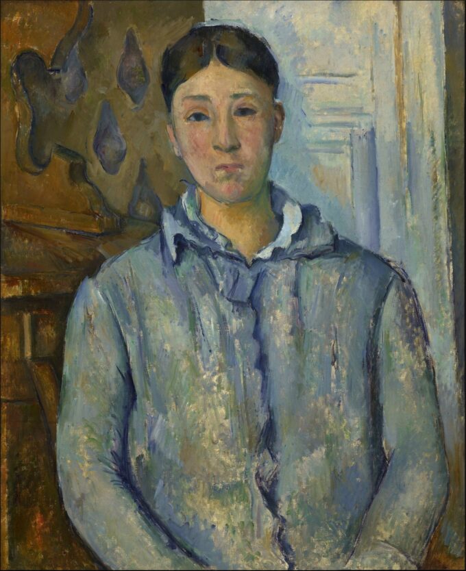 Madame Cézanne in blu – Paul Cézanne Paul Cézanne 70x85