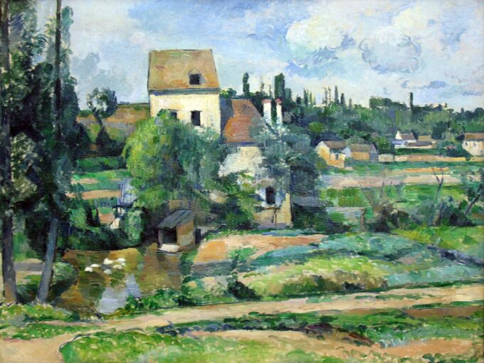 Moulin de la Couleuvre a Pontoise – Paul Cézanne Paul Cézanne 85x75