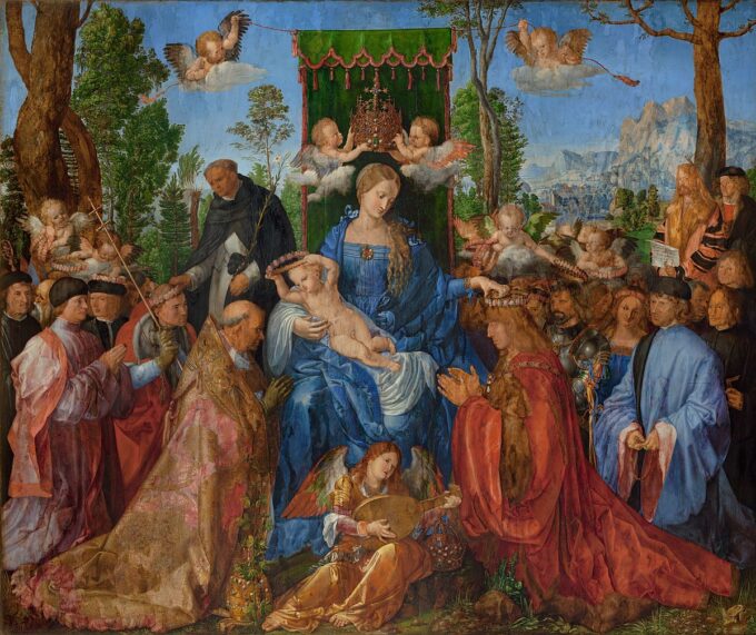 La Vergine della festa del rosario – Albrecht Dürer Albrecht Dürer 85x75