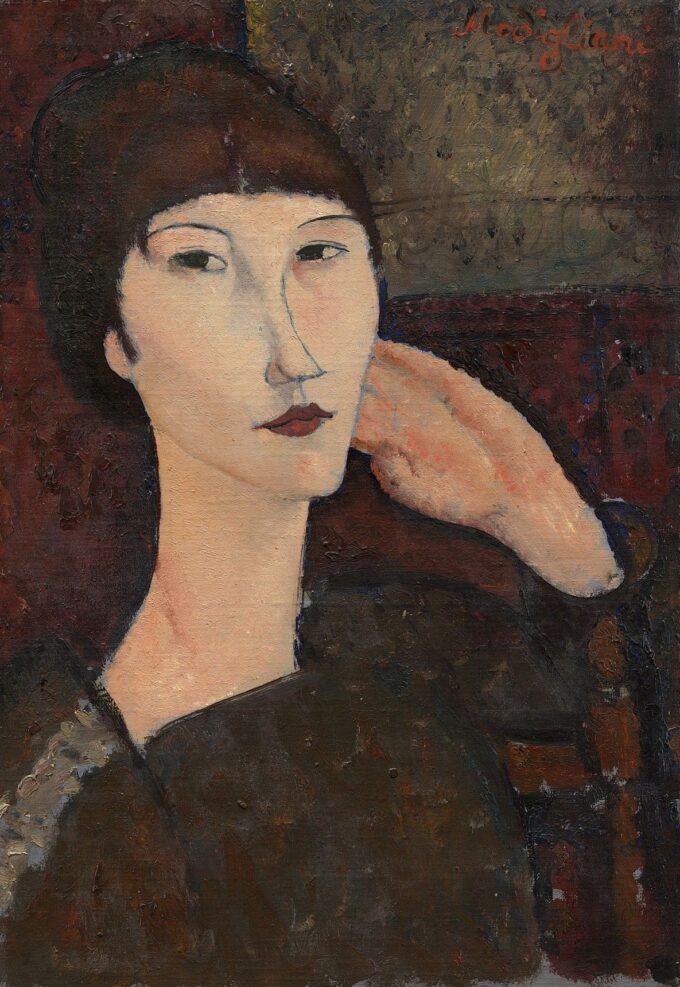 Donna con frangia – Amedeo Modigliani Amedeo Modigliani 70x105