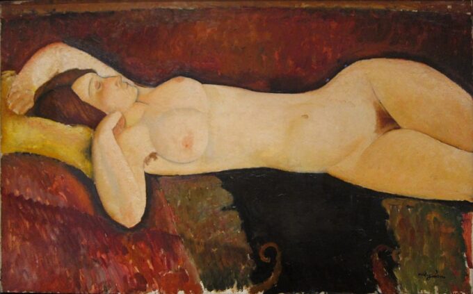 Il grande nudo – Amadeo Modigliani Amedeo Modigliani 105x70