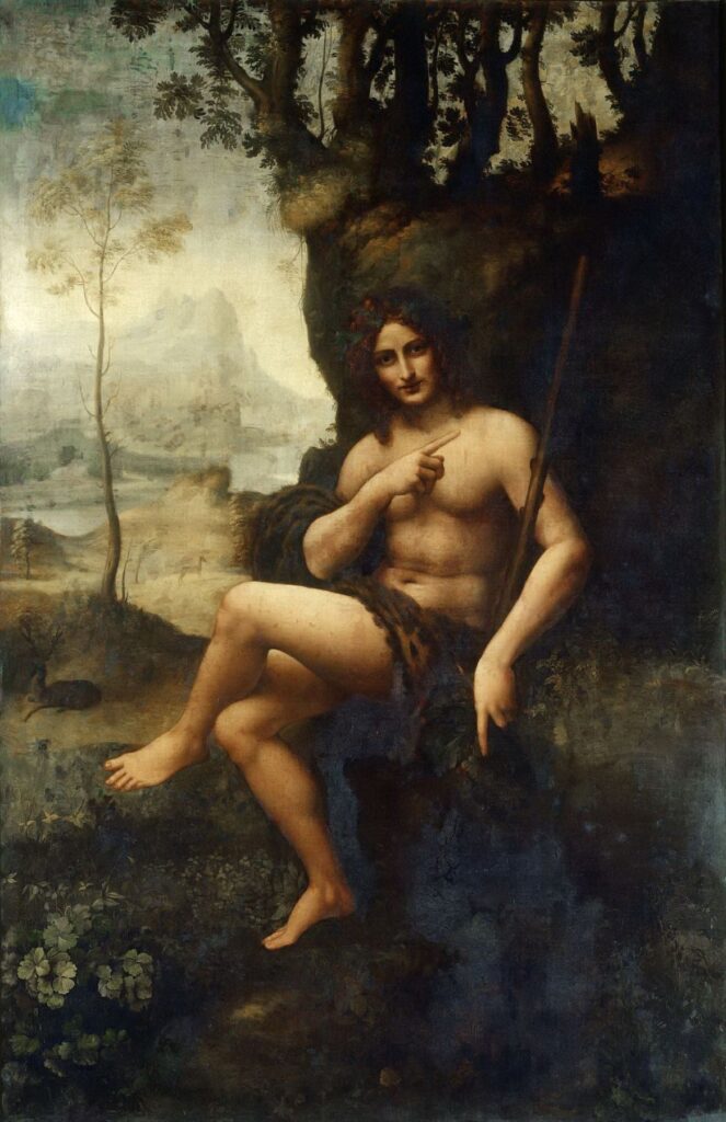 Bacco o San Giovanni Battista – Leonardo da Vinci Léonard da Vinci 70x105