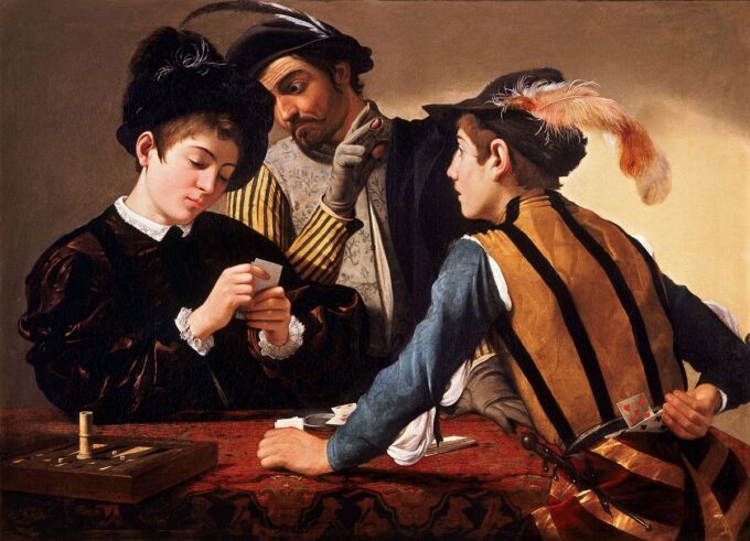 I Truffatori – Caravaggio Caravaggio 105x70