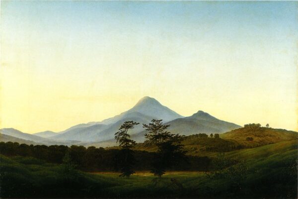 Paesaggio bohémien – Caspar David Friedrich Caspar David Friedrich 105x70