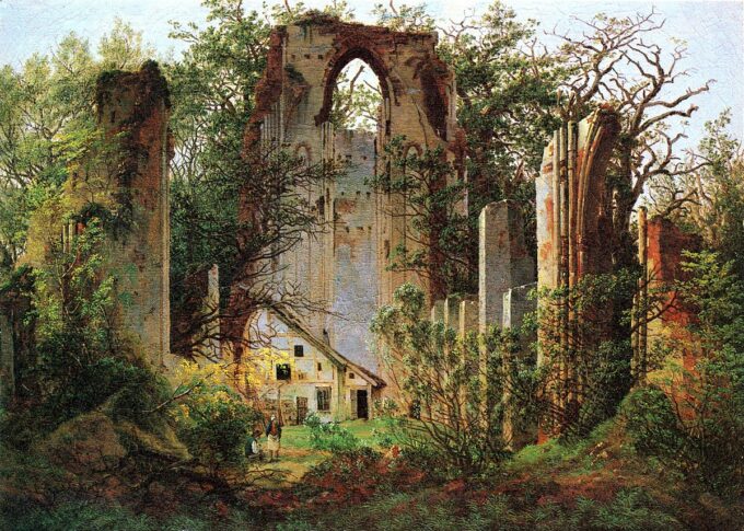 Le Rovine di Eldena – Caspar David Friedrich Caspar David Friedrich 105x70