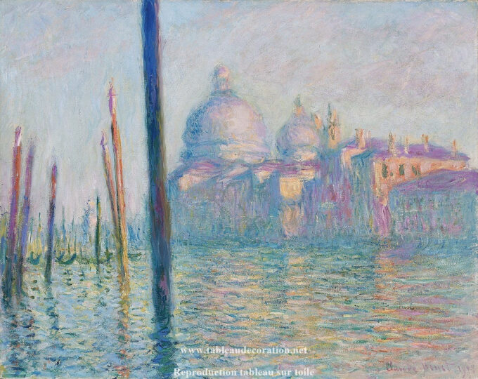 Il Grande Canale – Tableau Monet Venezia Claude Monet 85x75