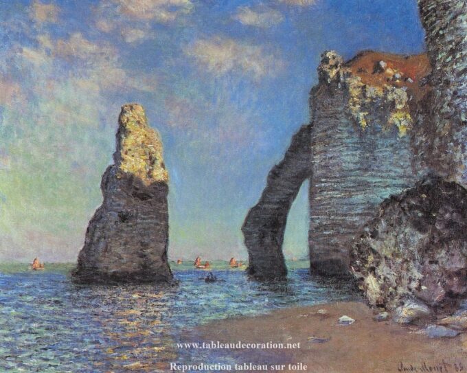 Le Falesie di Étretat – Dipinto di Monet Claude Monet 85x75