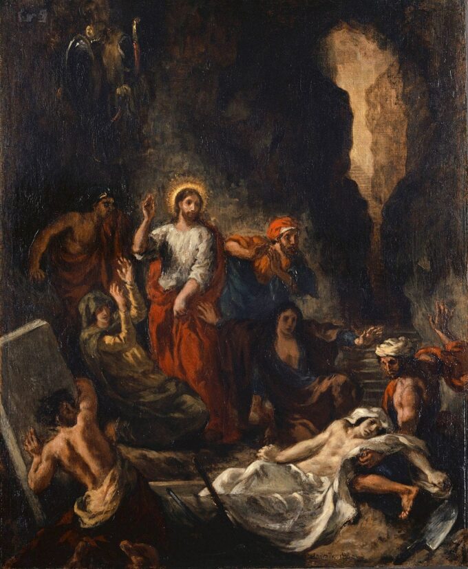 La resurrezione di Lazzaro – Eugène Delacroix Eugène Delacroix 70x85