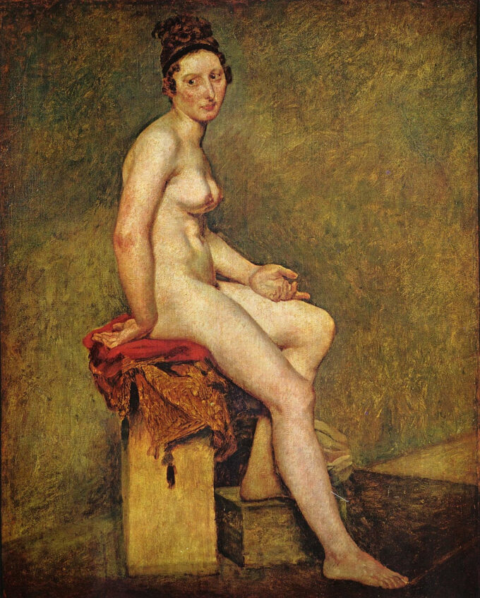 Mademoiselle Rose (Nudo seduto) – Eugène Delacroix Eugène Delacroix 70x85