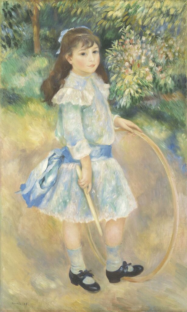 Ragazza con un cerchio – Pierre-Auguste Renoir Pierre-Auguste Renoir 70x120