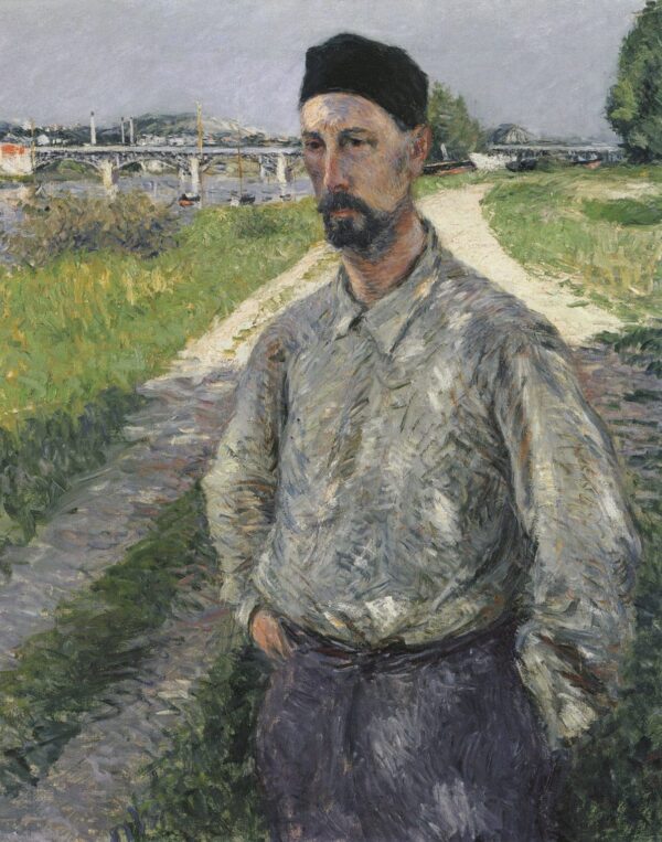 Ritratto di Eugène Lamy – Caillebotte Gustave Caillebotte 70x85