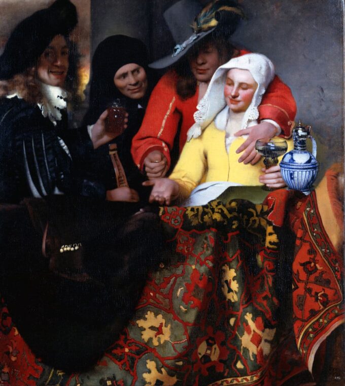 L’Entremetteuse – Johannes Vermeer Jan Vermeer 70x70