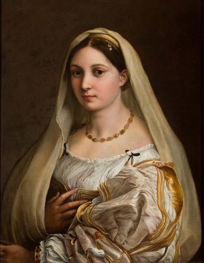 La donna velata – Raphaël (pittore) Raffaello Sanzio 70x85