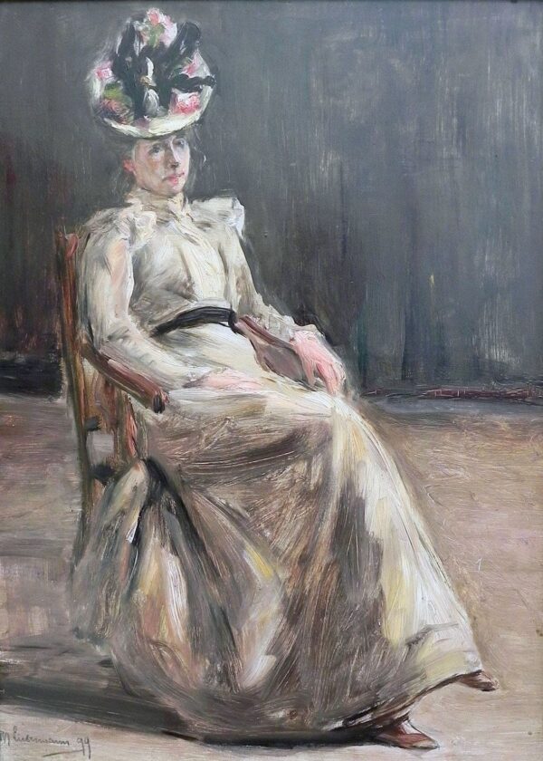 Ritratto di una donna – Max Liebermann Max Liebermann 70x105