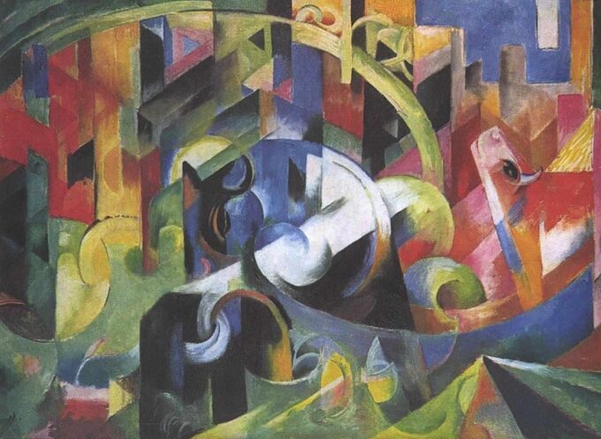 Il bestiame I – Franz Marc Franz Marc 105x70