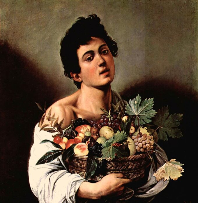 Ragazzo con un cesto di frutta – Caravaggio Caravaggio 70x70