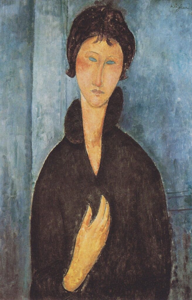 Donna dagli occhi blu – Amedeo Modigliani Amedeo Modigliani 70x105