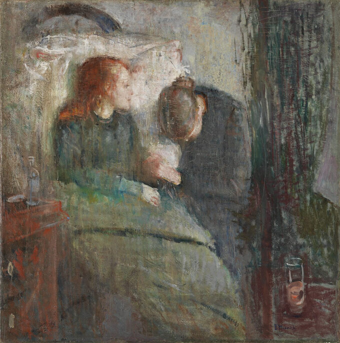 Il bambino malato – Edvard Munch Edvard Munch 70x70