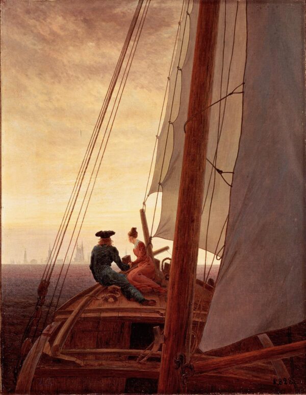 Sul veliero – Caspar David Friedrich Caspar David Friedrich 70x85