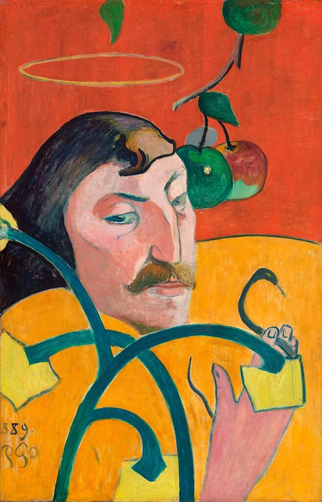 Autoritratto con Nimbo – Paul Gauguin Paul Gauguin 70x105